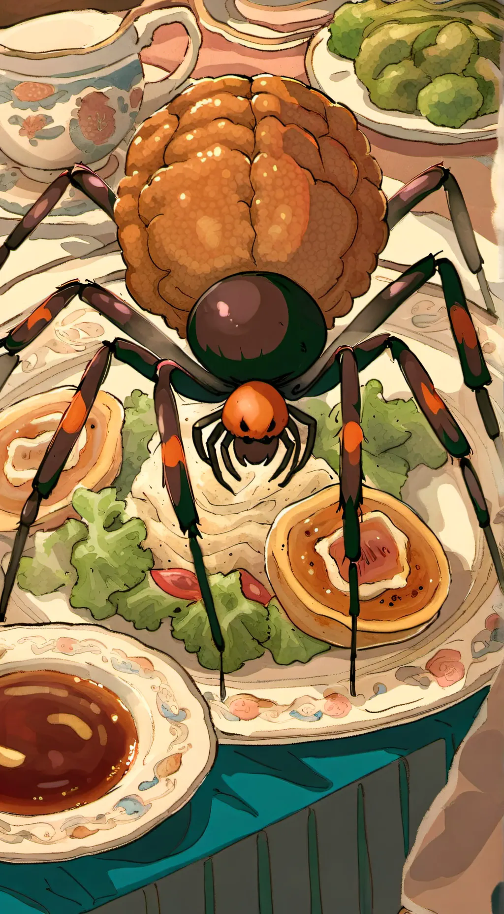 ai character: Lifeasabirdeater background