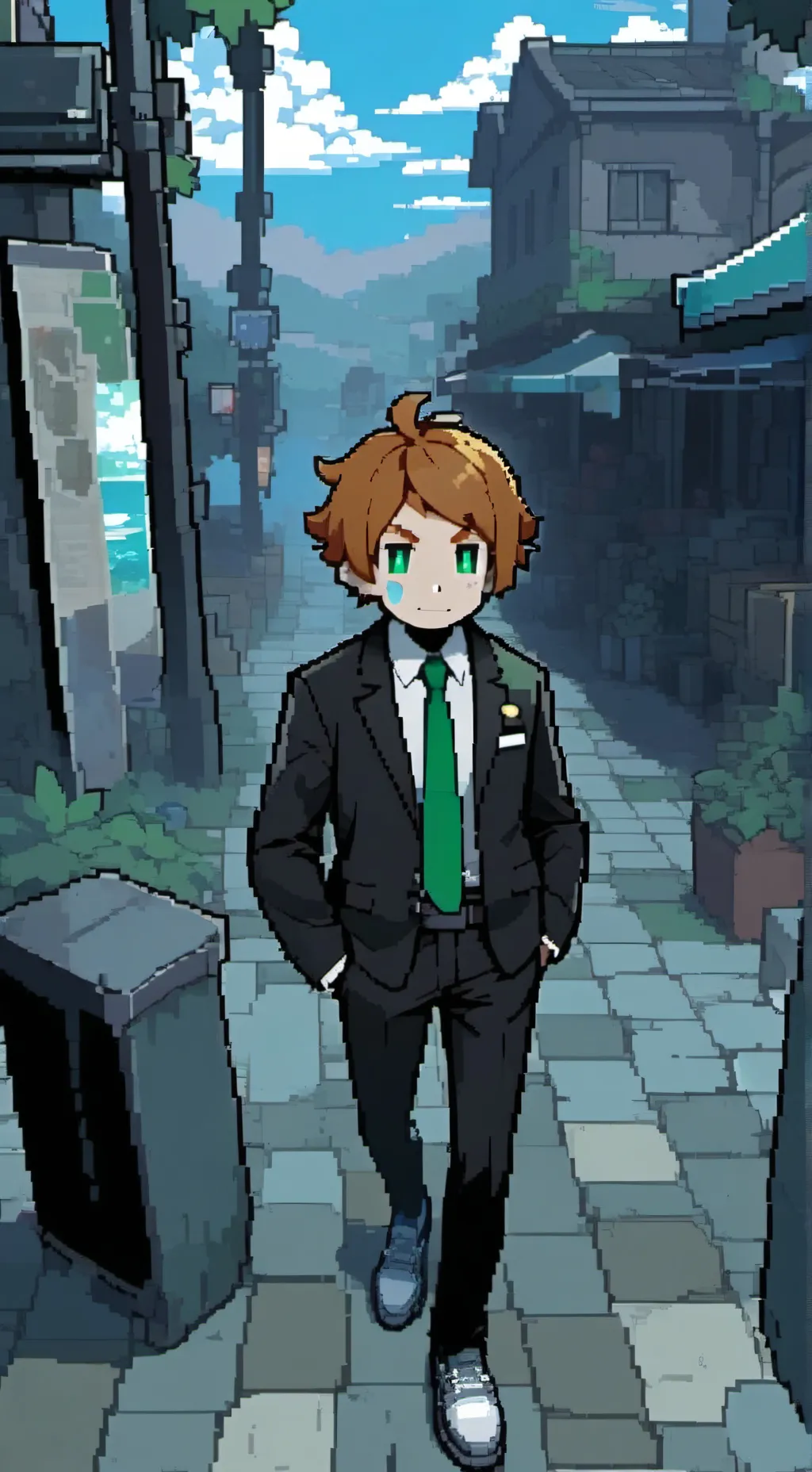 ai character: Fpe steal a brainr background