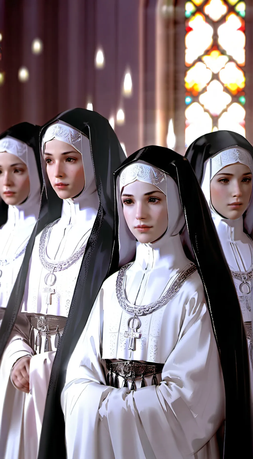 ai character: hijas de jesus  background