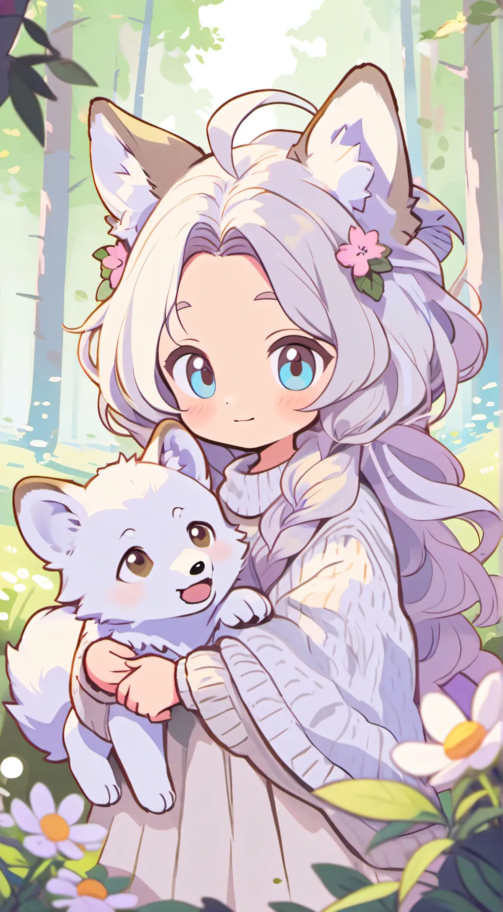 ai character: lily background