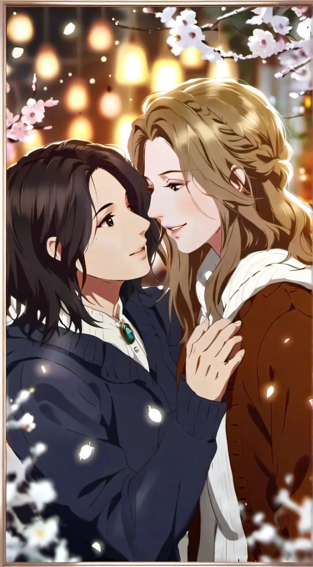 ai character: Lucy and Alya background