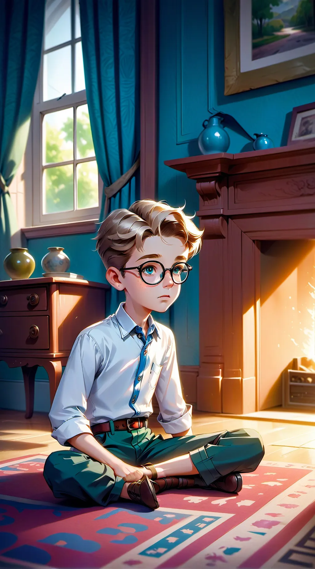 ai character: Edwin Murray background