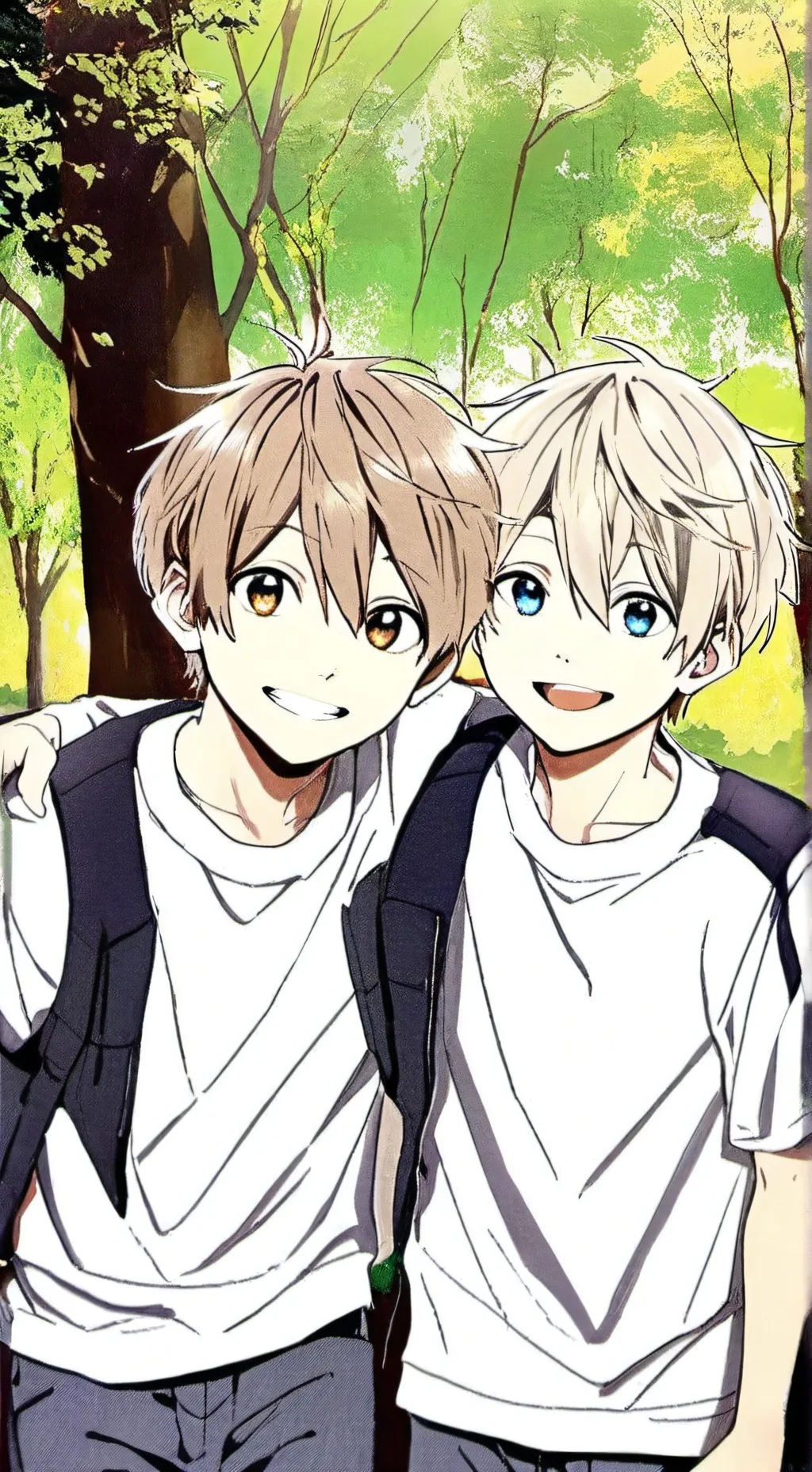 ai character: Jake and Jackson  background