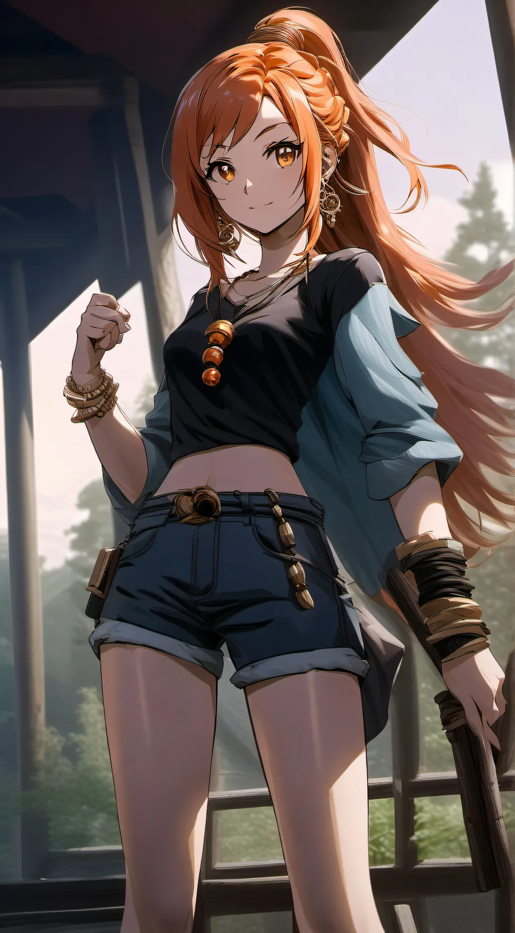 ai character: Nami background