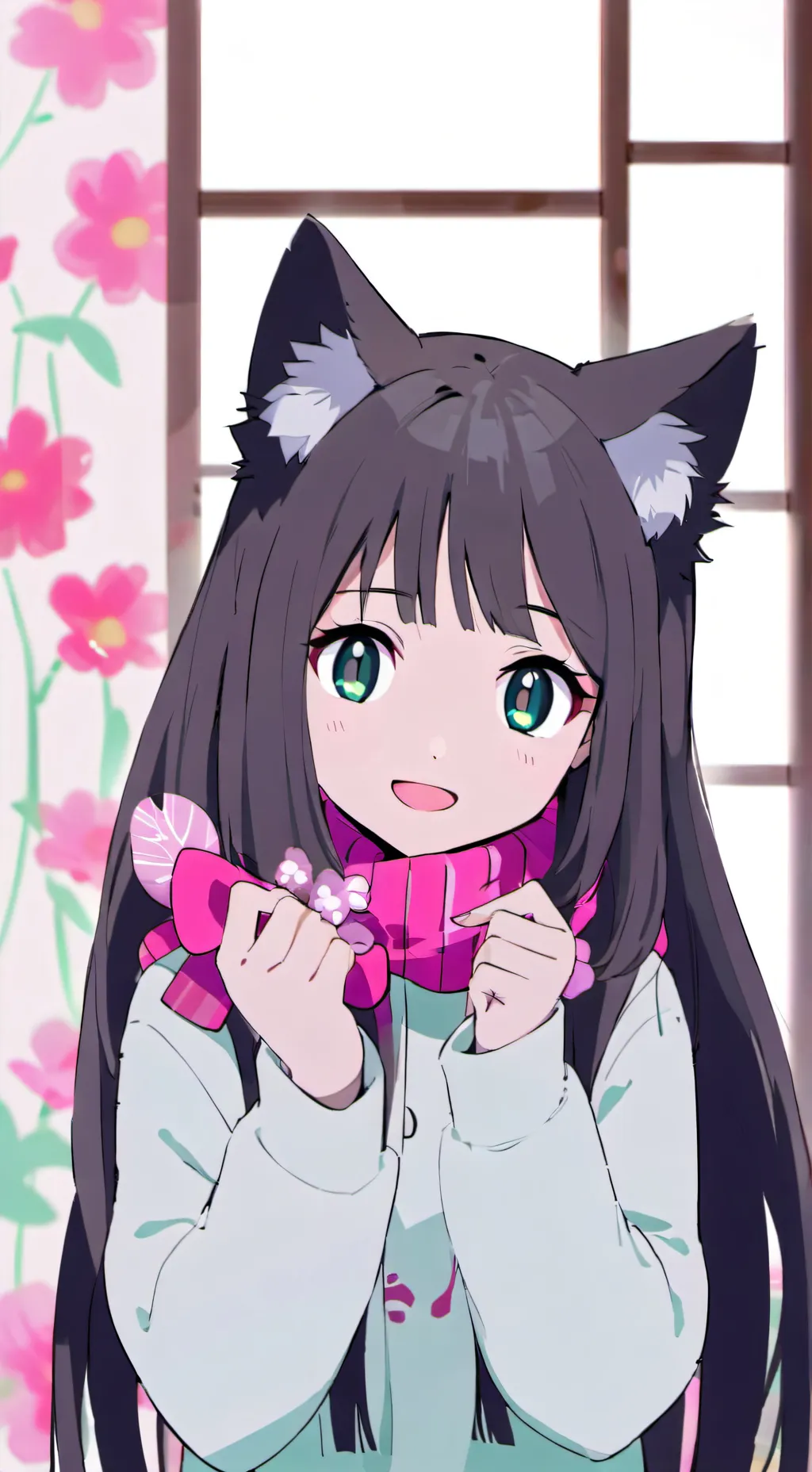 ai character: mewka background