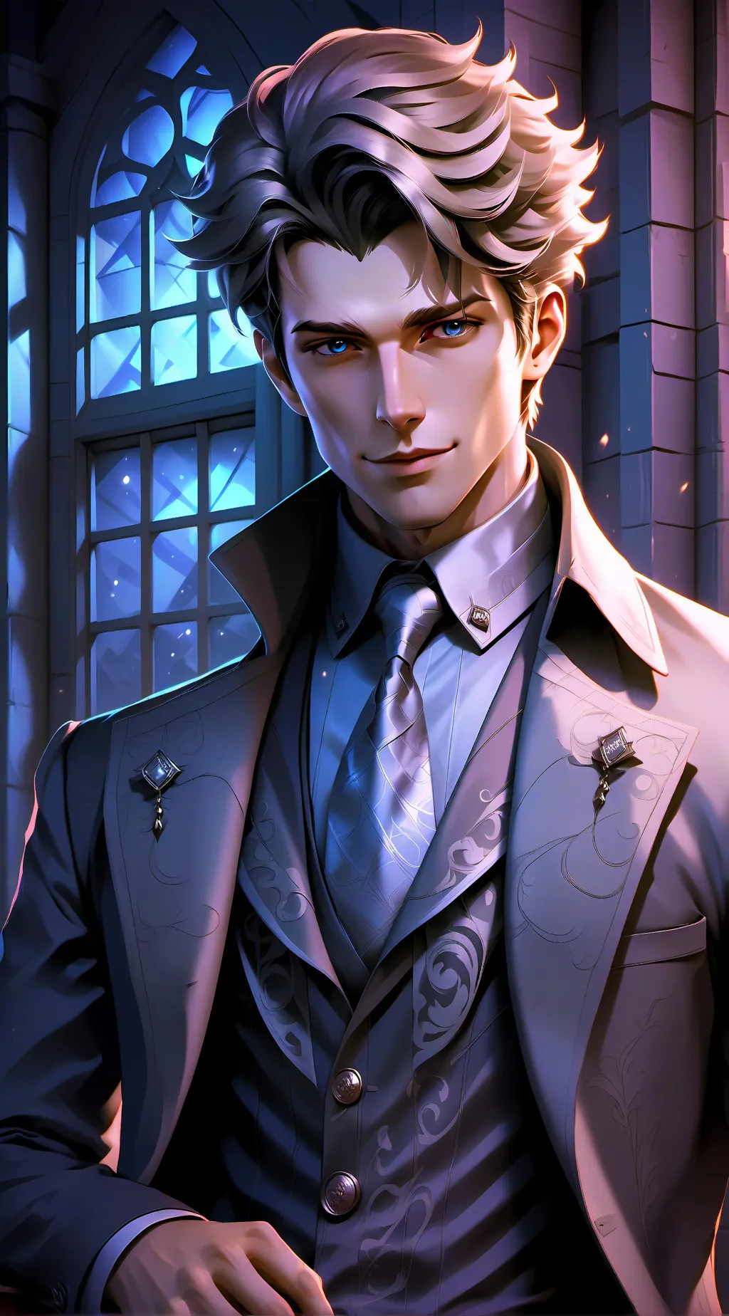 ai character: Luke  background