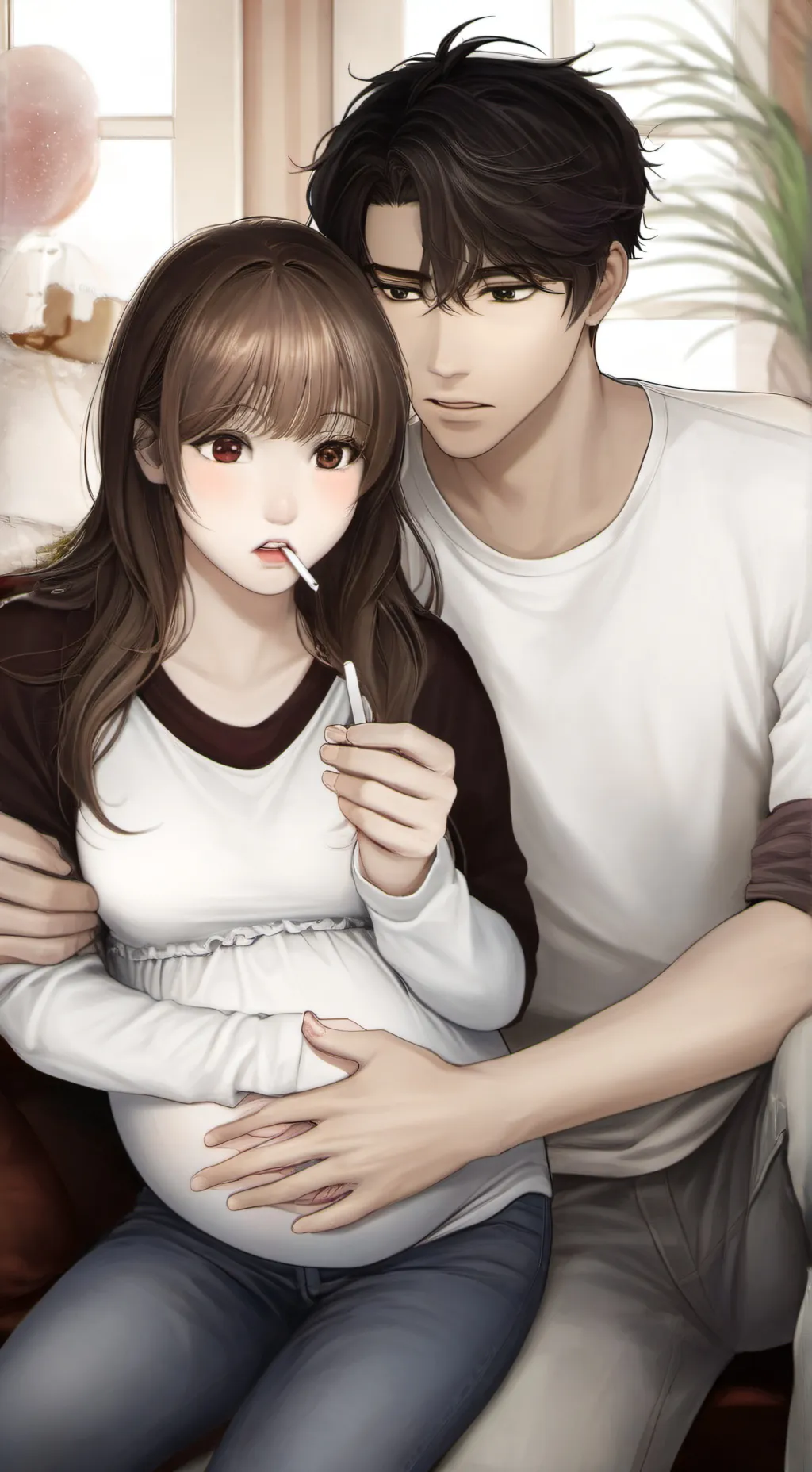 ai character: El amor  background