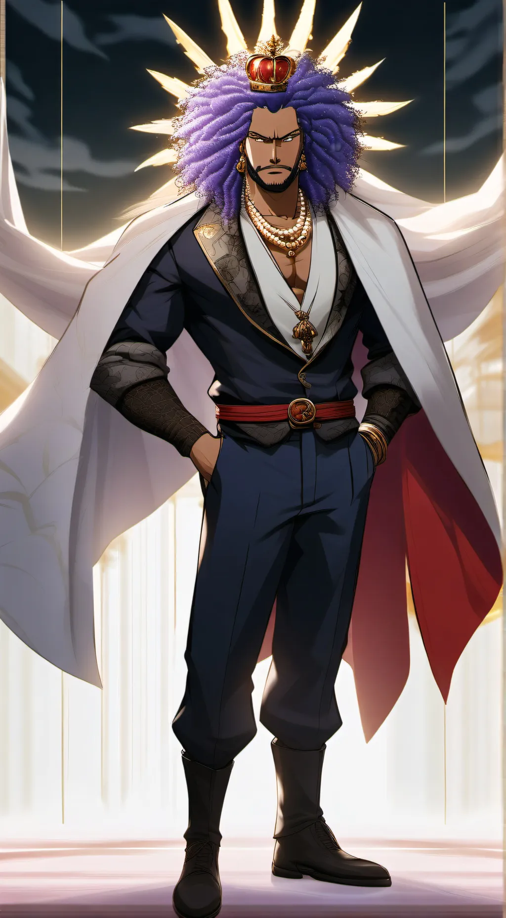 ai character: Emporio Ivankov  background