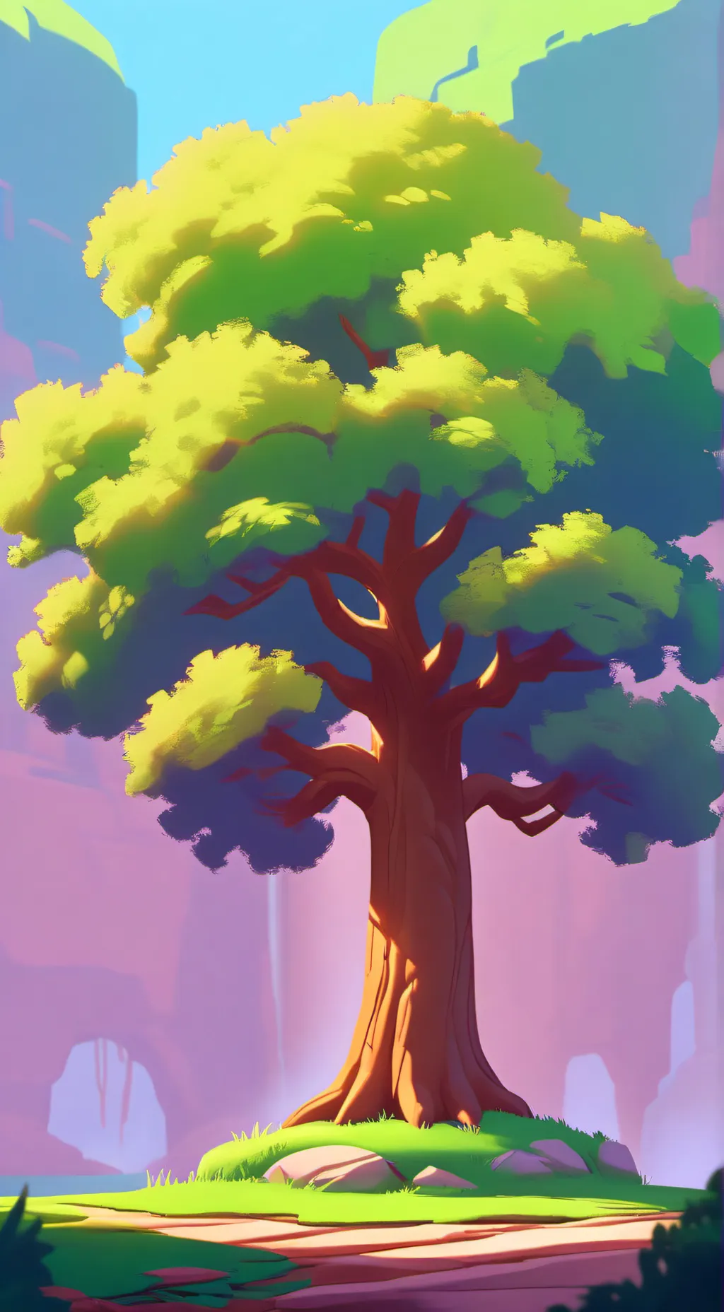 ai character: Forsaken background