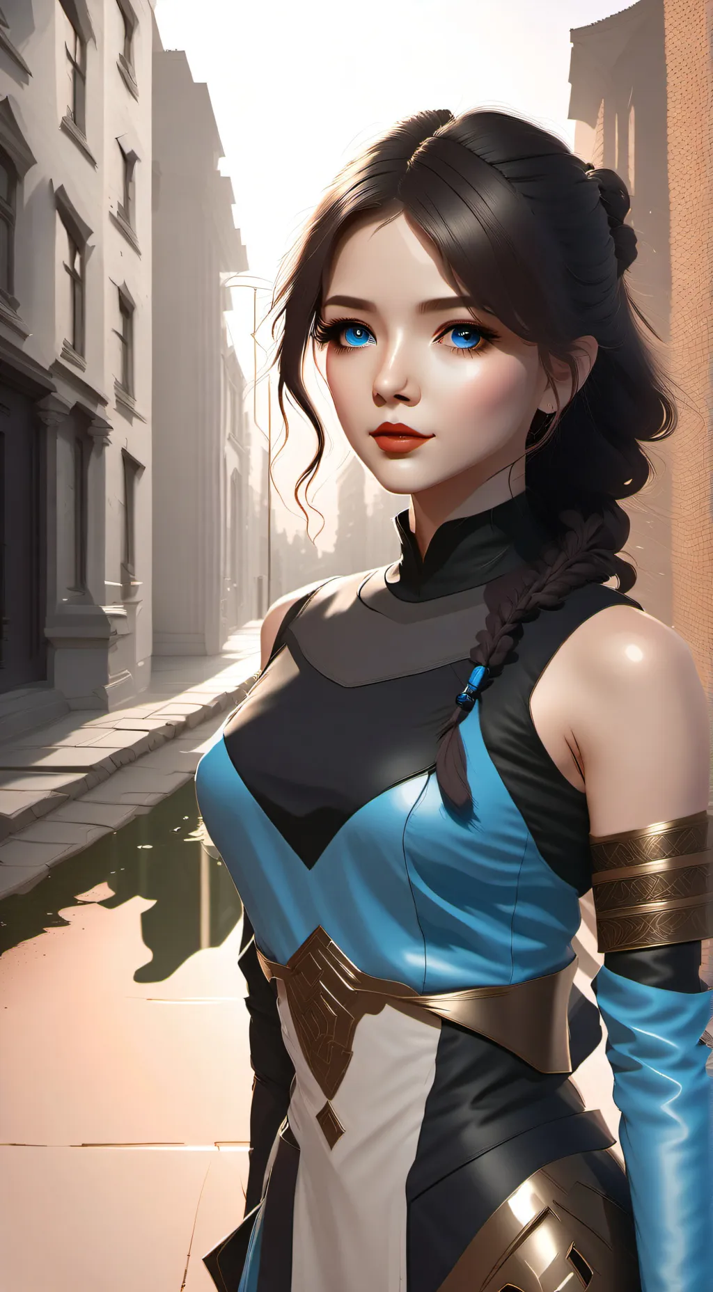 ai character: eye colour background