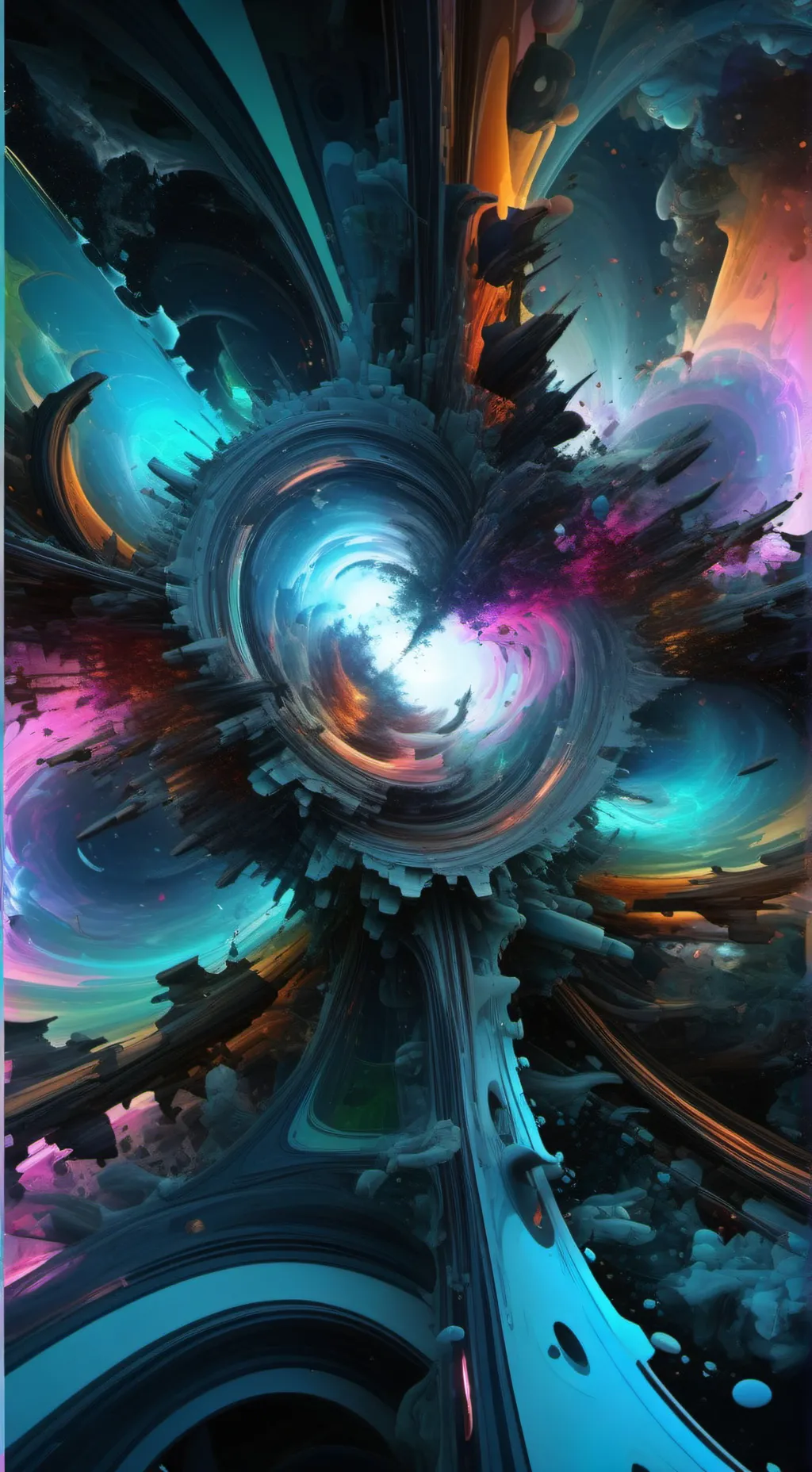 ai character: Corrupted bfdi background