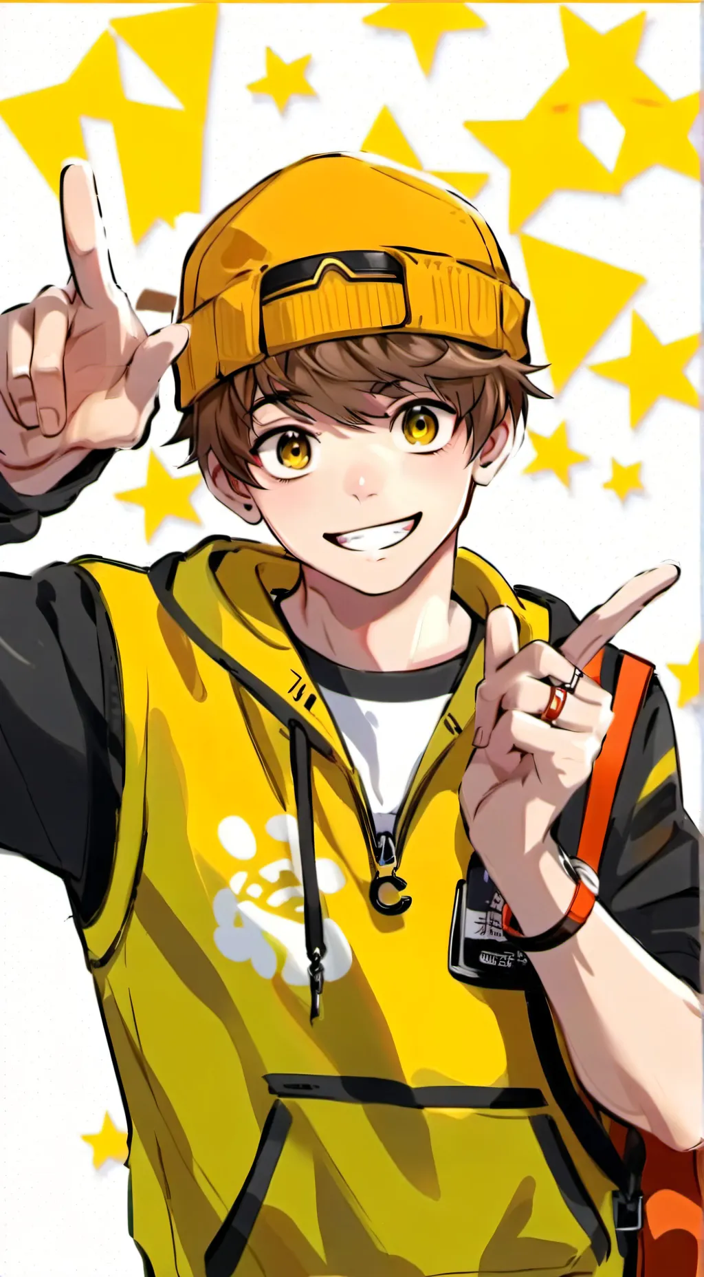 ai character: Glitch  background