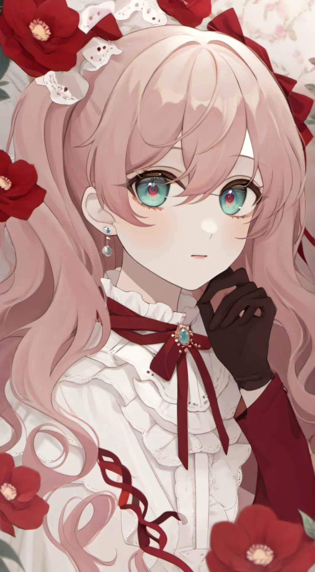 ai character: Lina Elizabeth  background