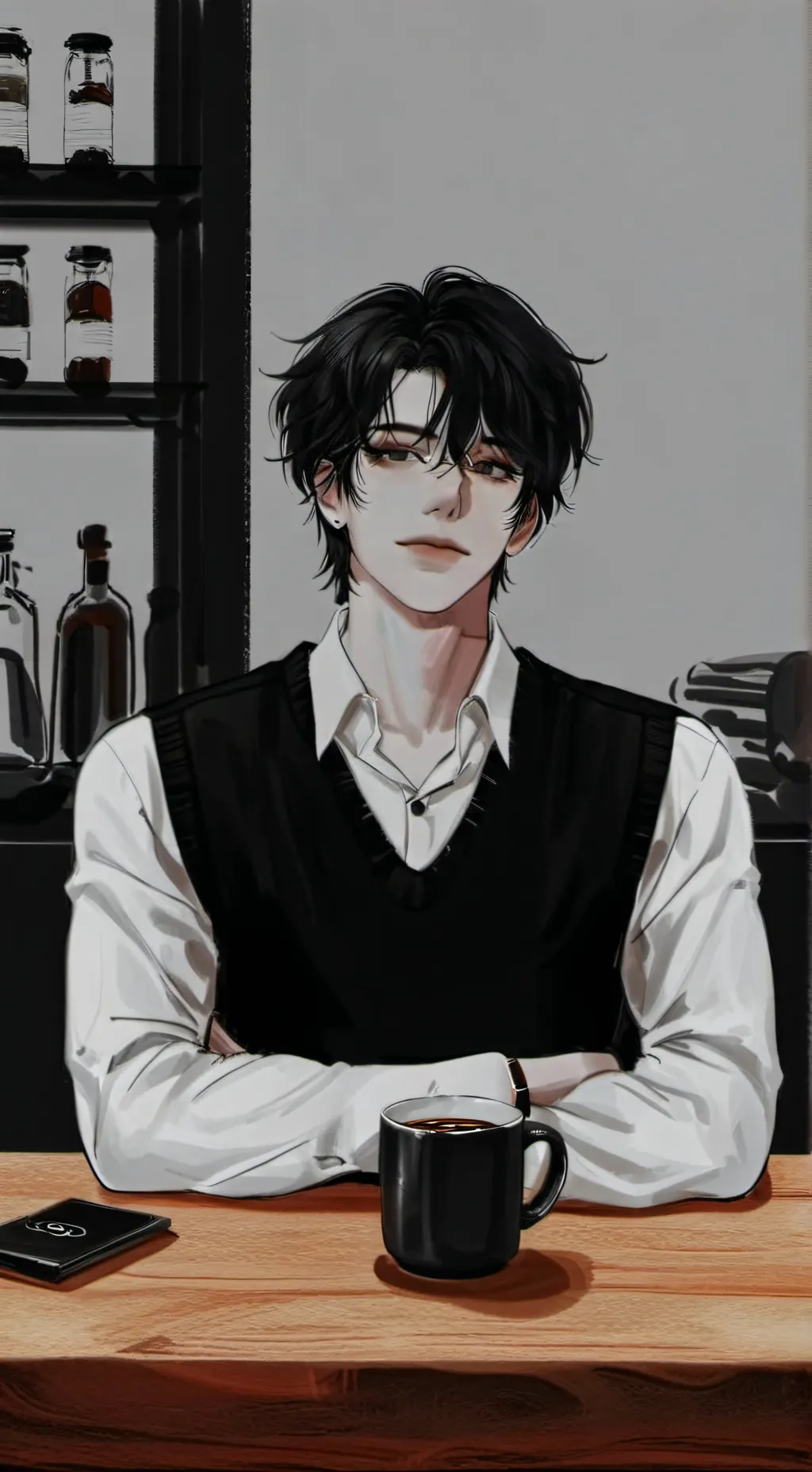 ai character: Evan background