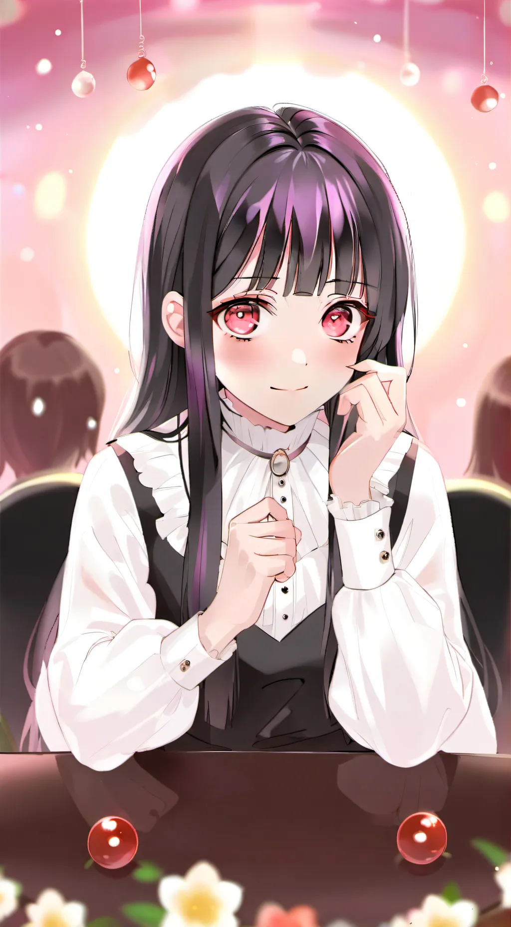 ai character: Kanao tsuyuri  background