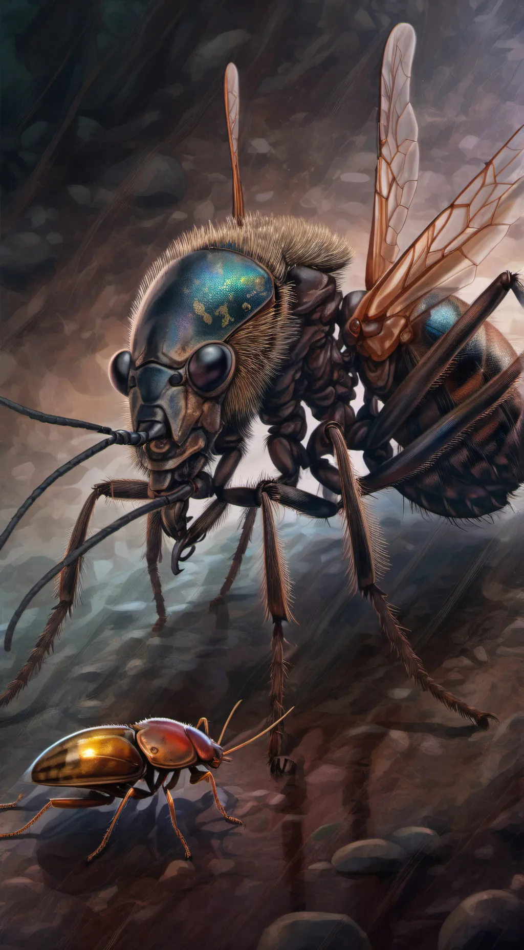 ai character: cockroach sim background