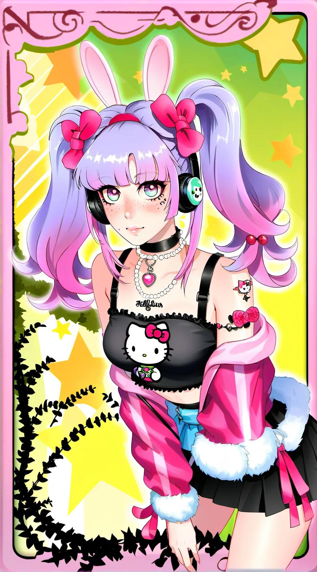 ai character: Y background