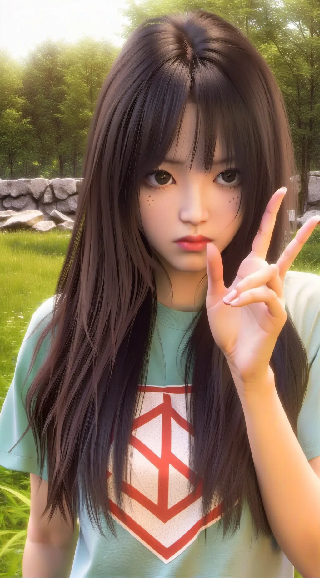 ai character: Valery  background