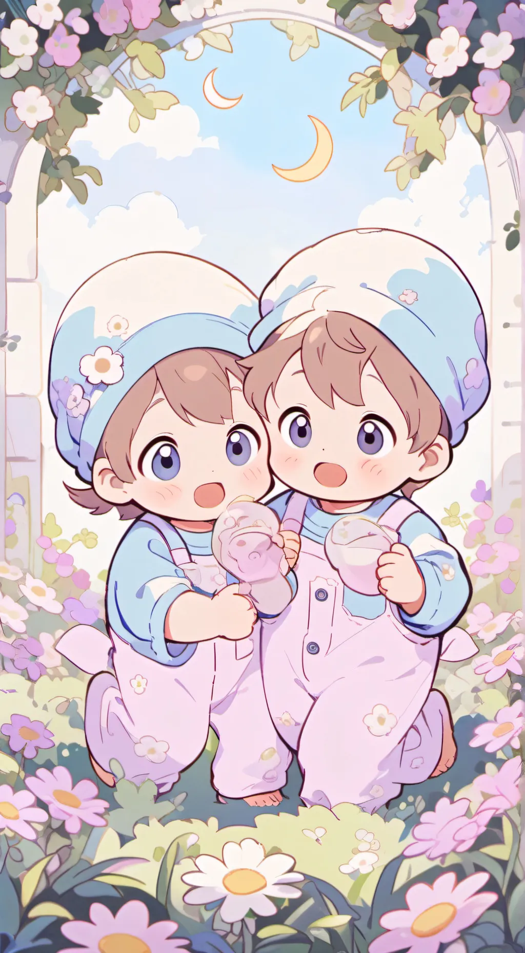 ai character: Leo y Sky background