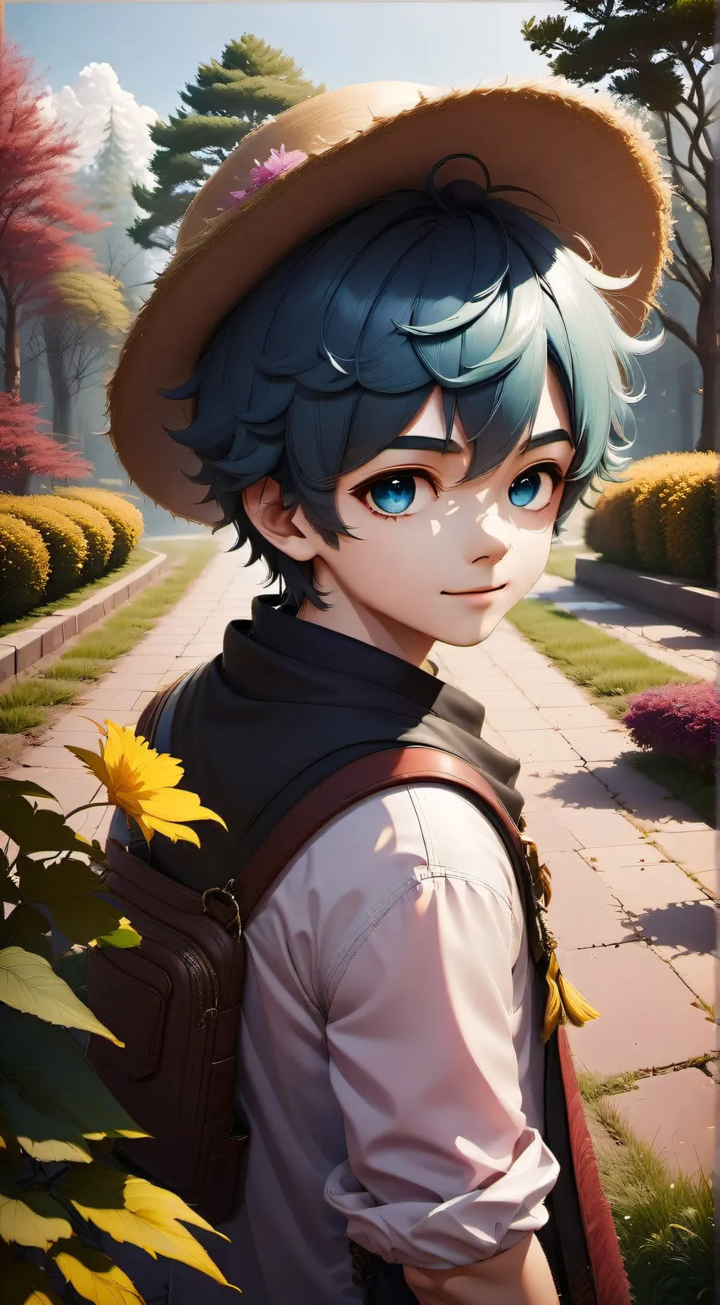 ai character: Mystery + baby background