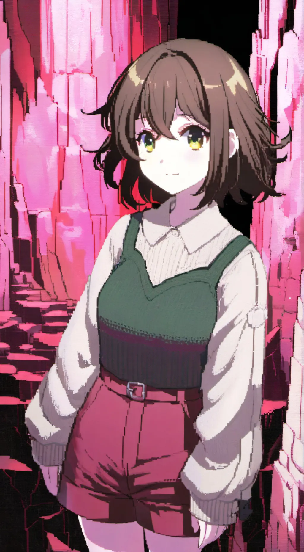 ai character: Chara "UNDERTALE" background