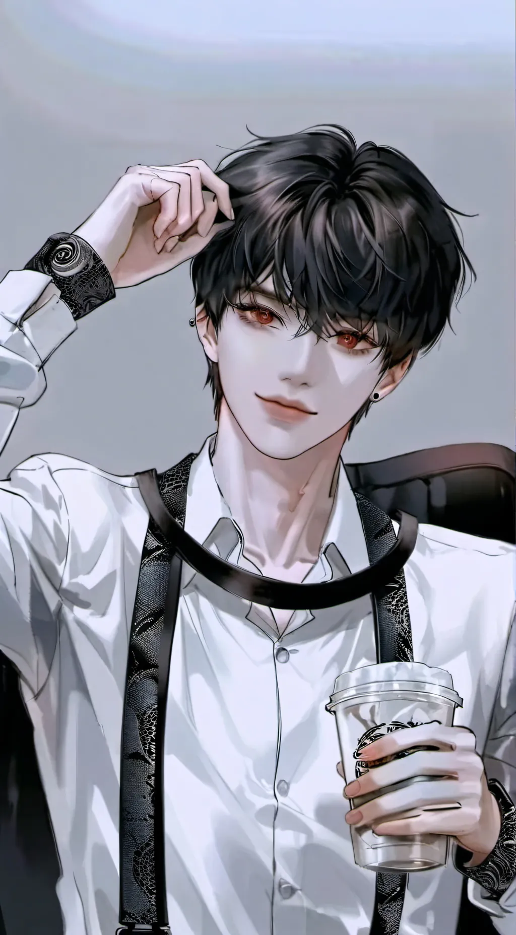 ai character: Ash background