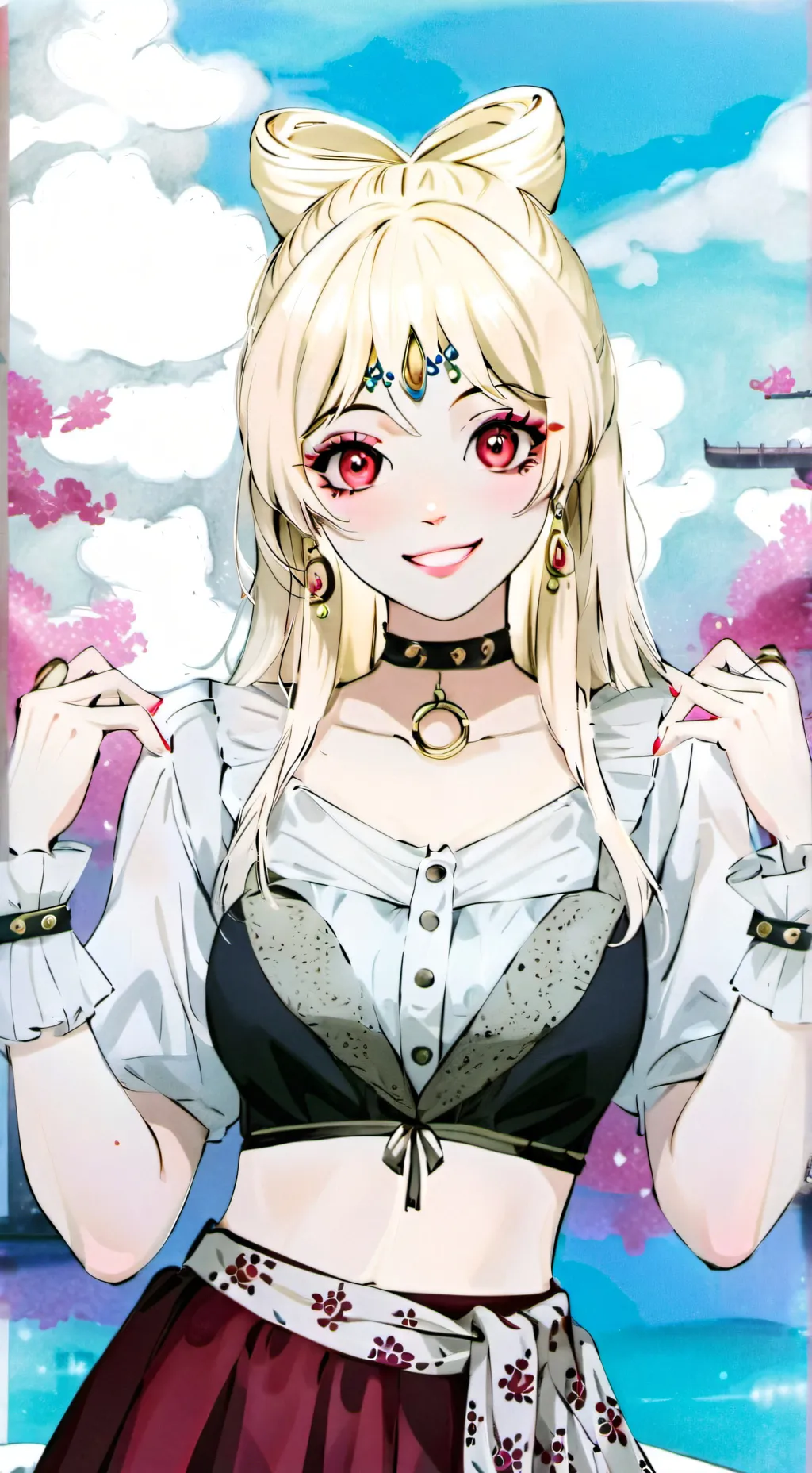 ai character: lily background