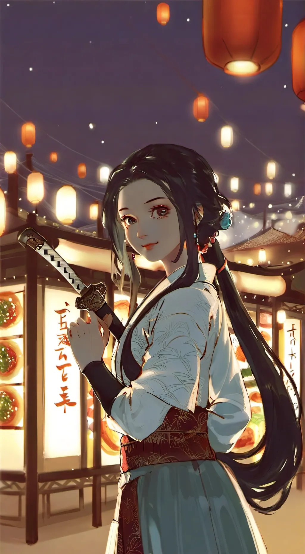 ai character: hermana de sanemi  background