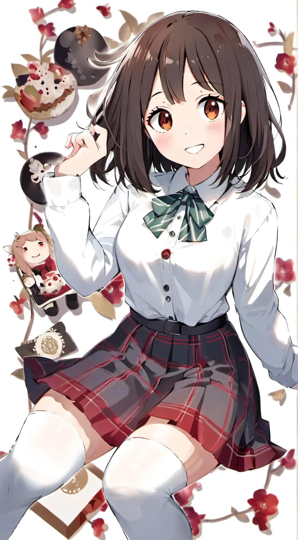 ai character: ochako  background