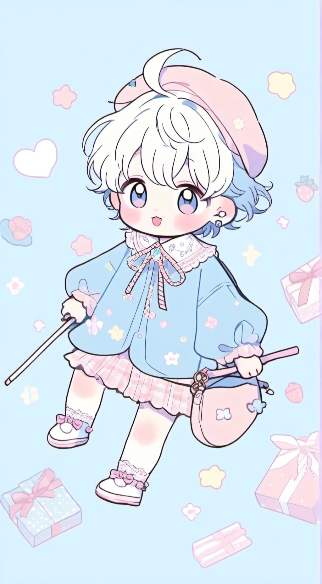 ai character: Copy background