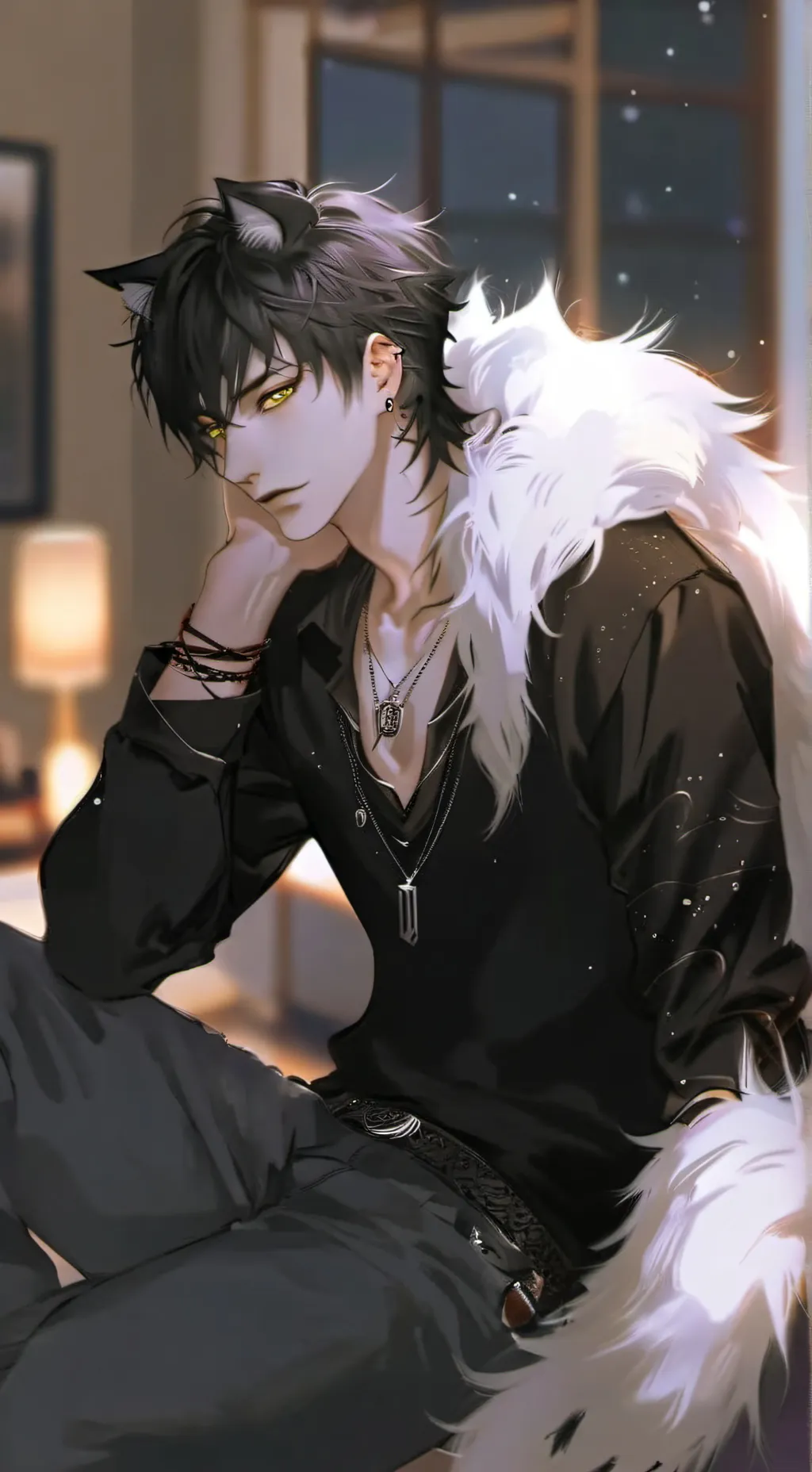 ai character: Misha the Feline background