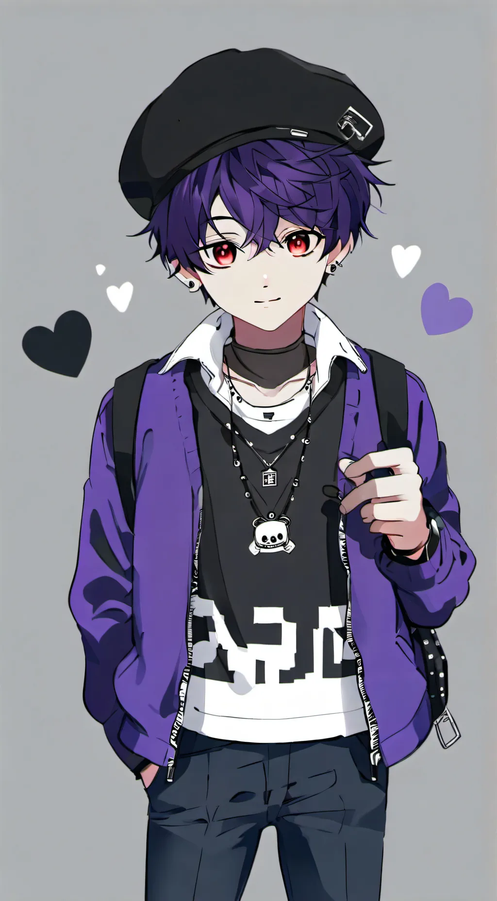 ai character: drew background