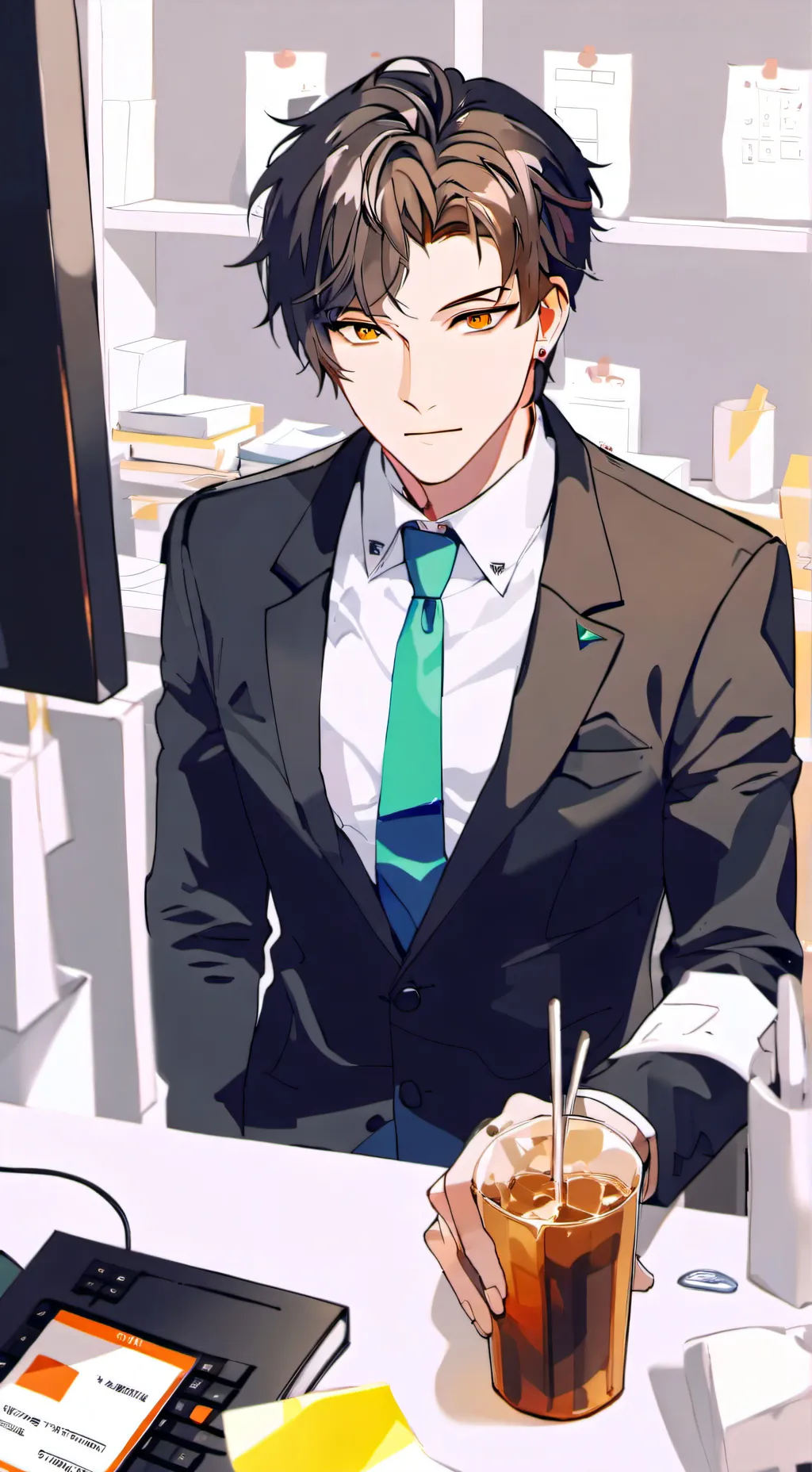 ai character: Quang background