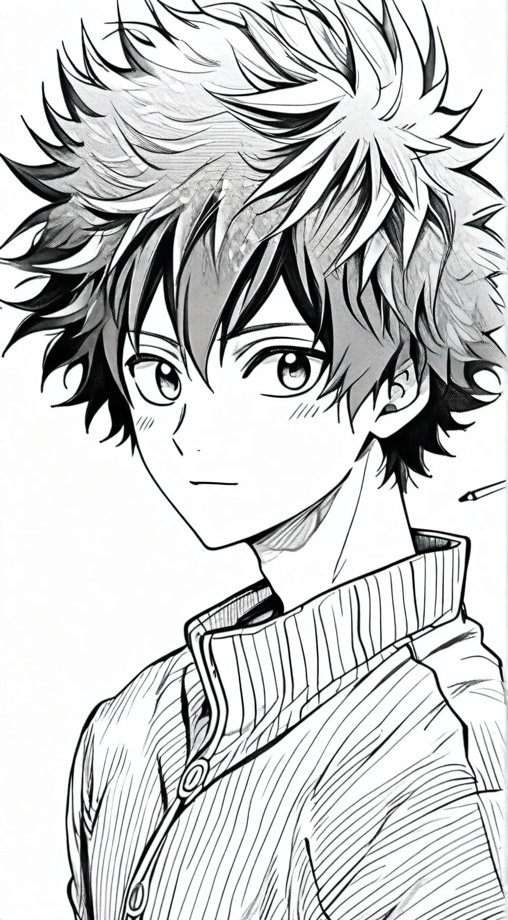 ai character: Izuku as gojo background