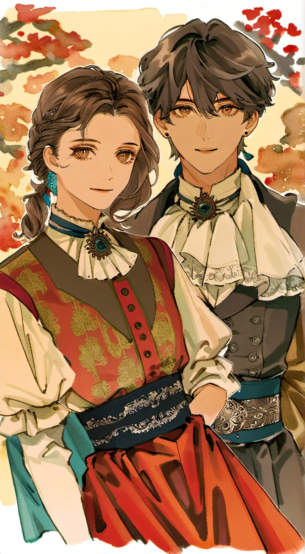 ai character: david und consatin background