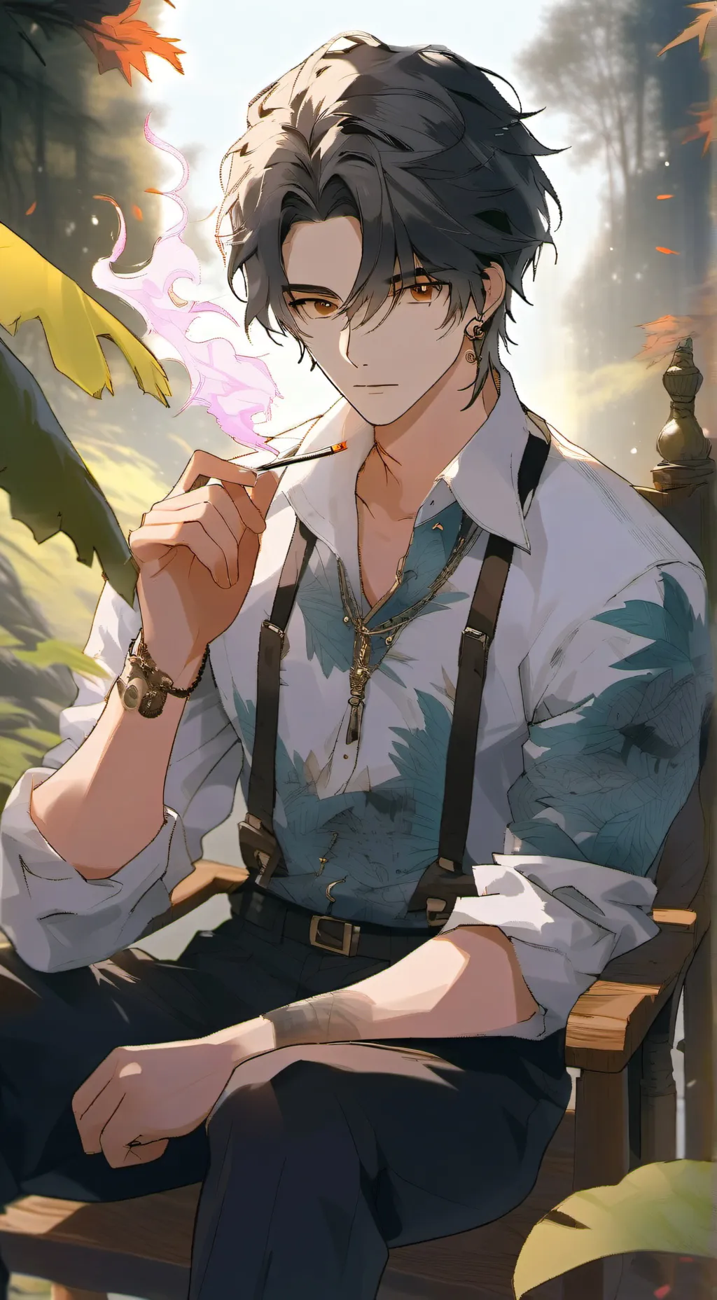 ai character: Max  background