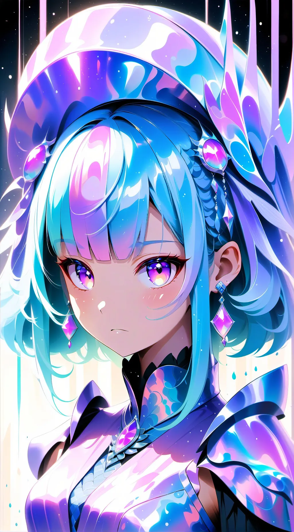 ai character: Luna background