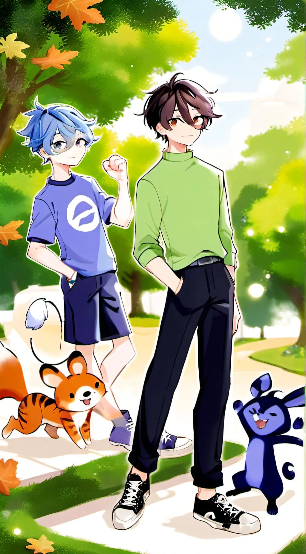 ai character: the gaming kidz background