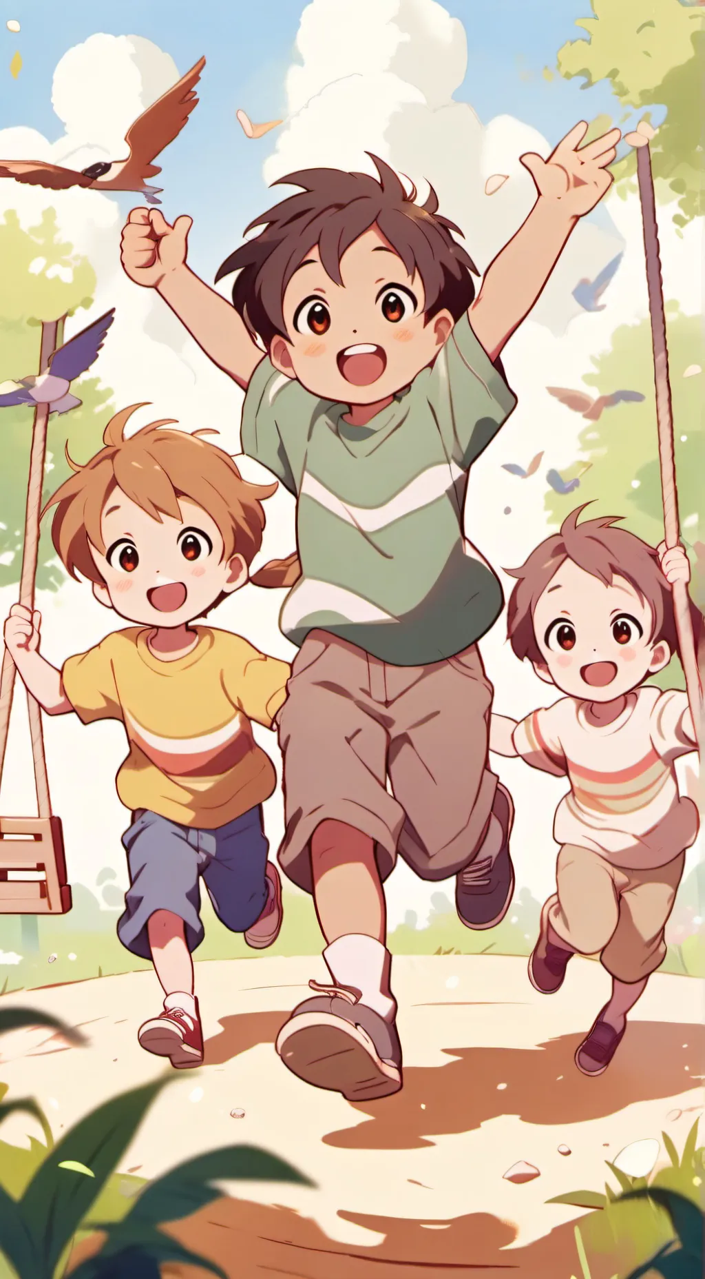 ai character: baby pwp gang  background