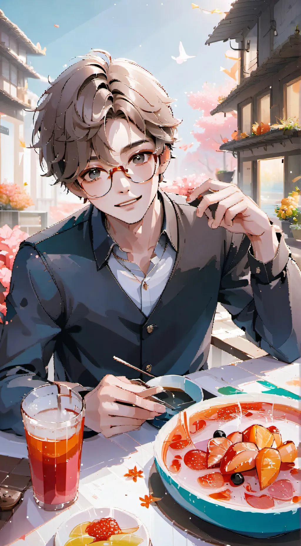 ai character: Ian  background