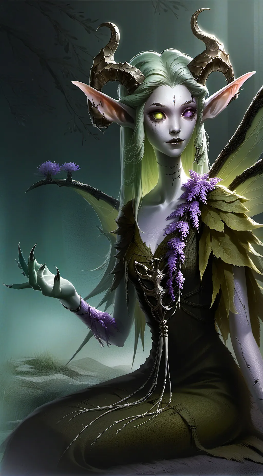 ai character: Фэй background