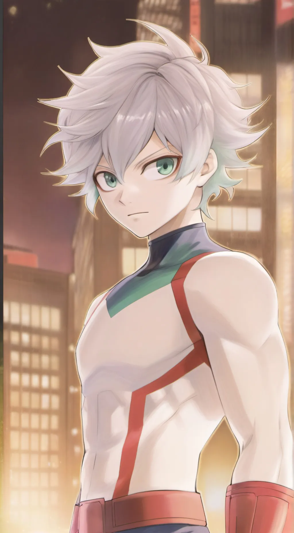 ai character: The todoroki fam   background