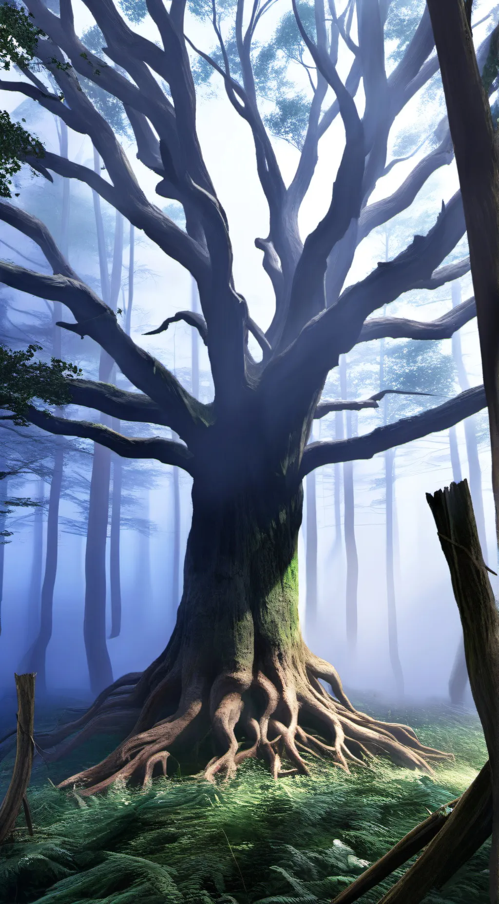 ai character: 99 nights in the background