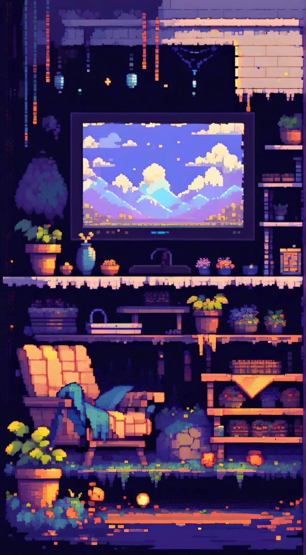 ai character: Error 404 background