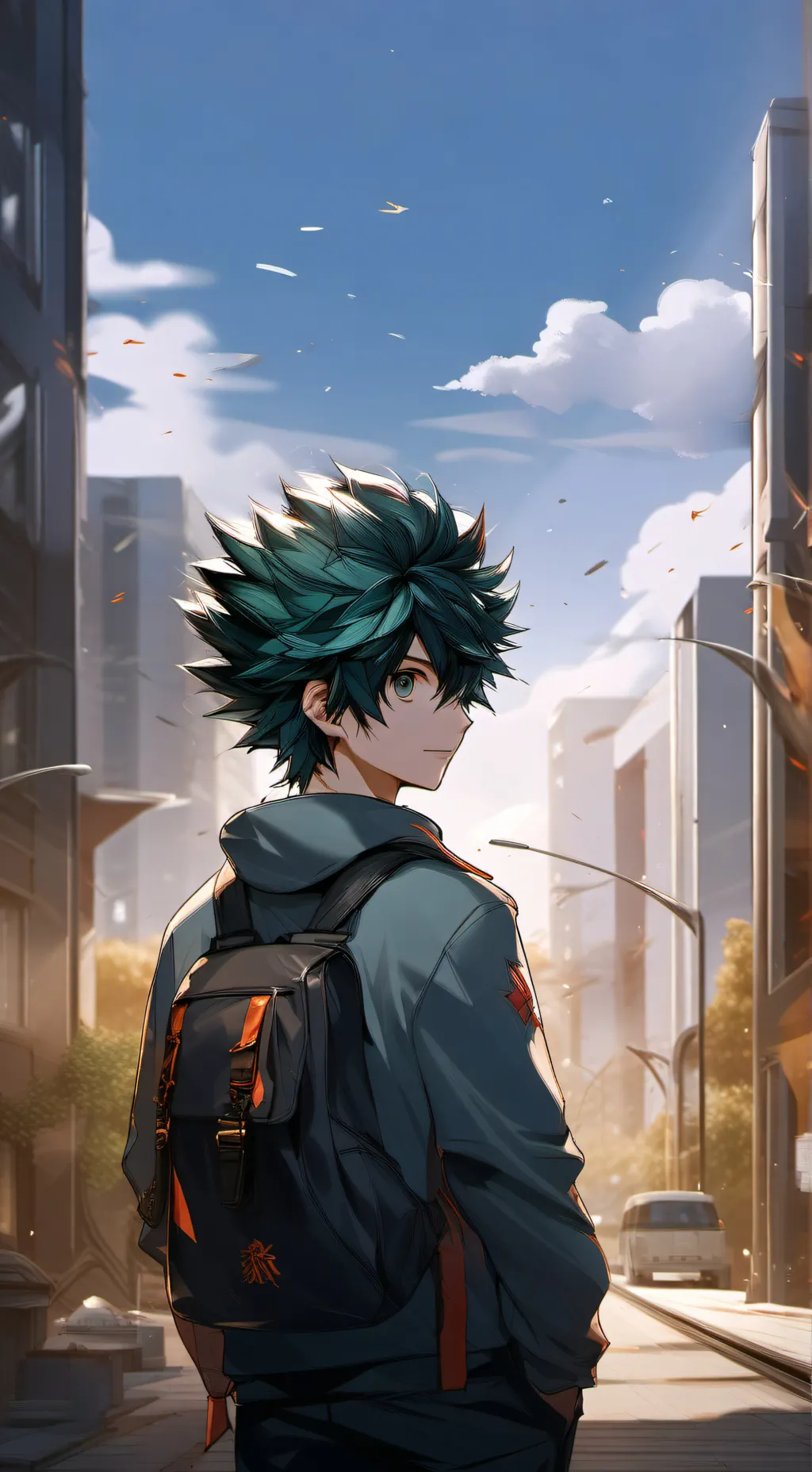 ai character: deku x y/n  background