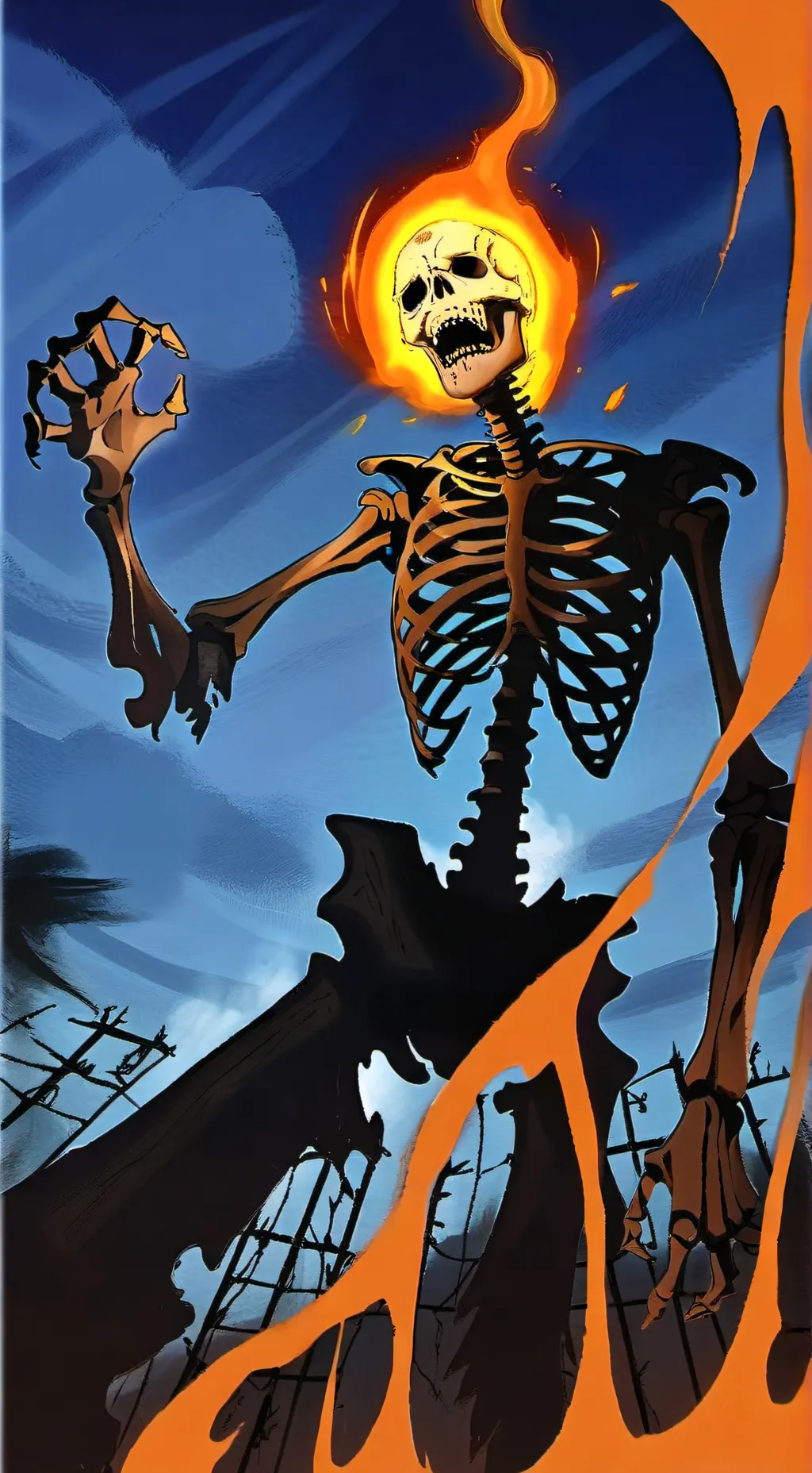 ai character: zombie apocalypse  background