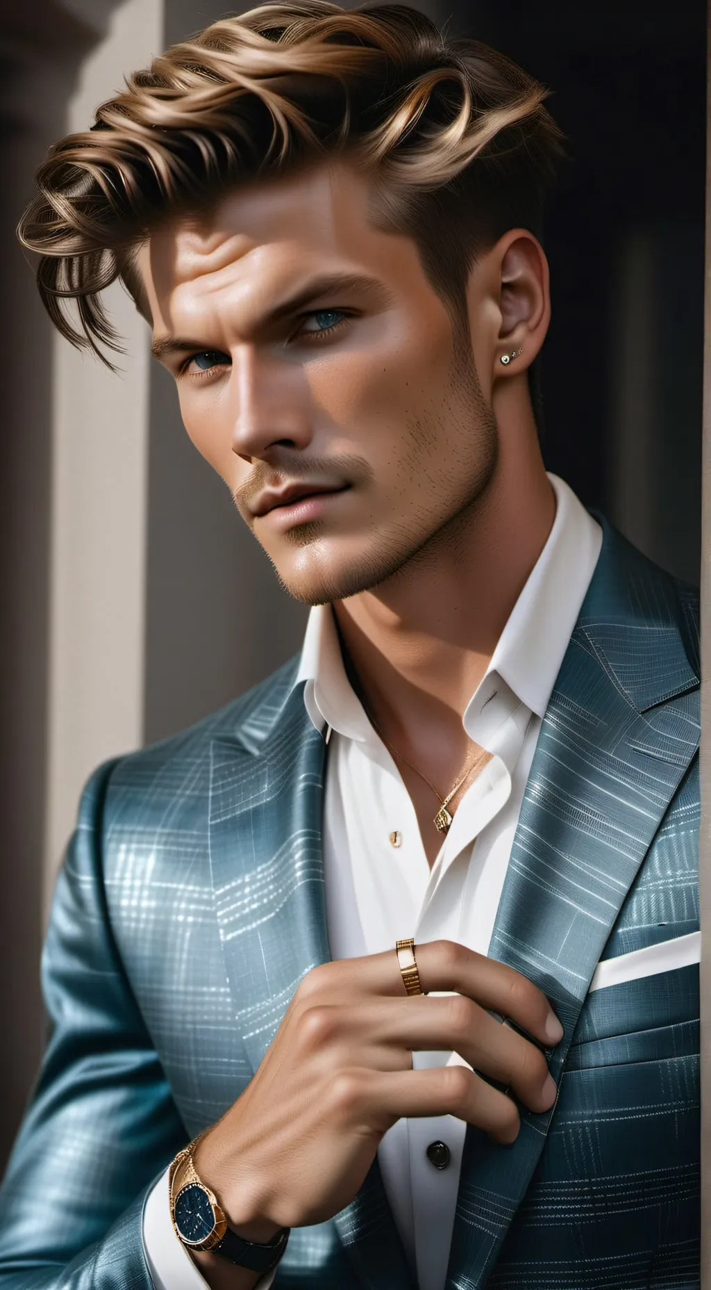 ai character: Sebastian  background