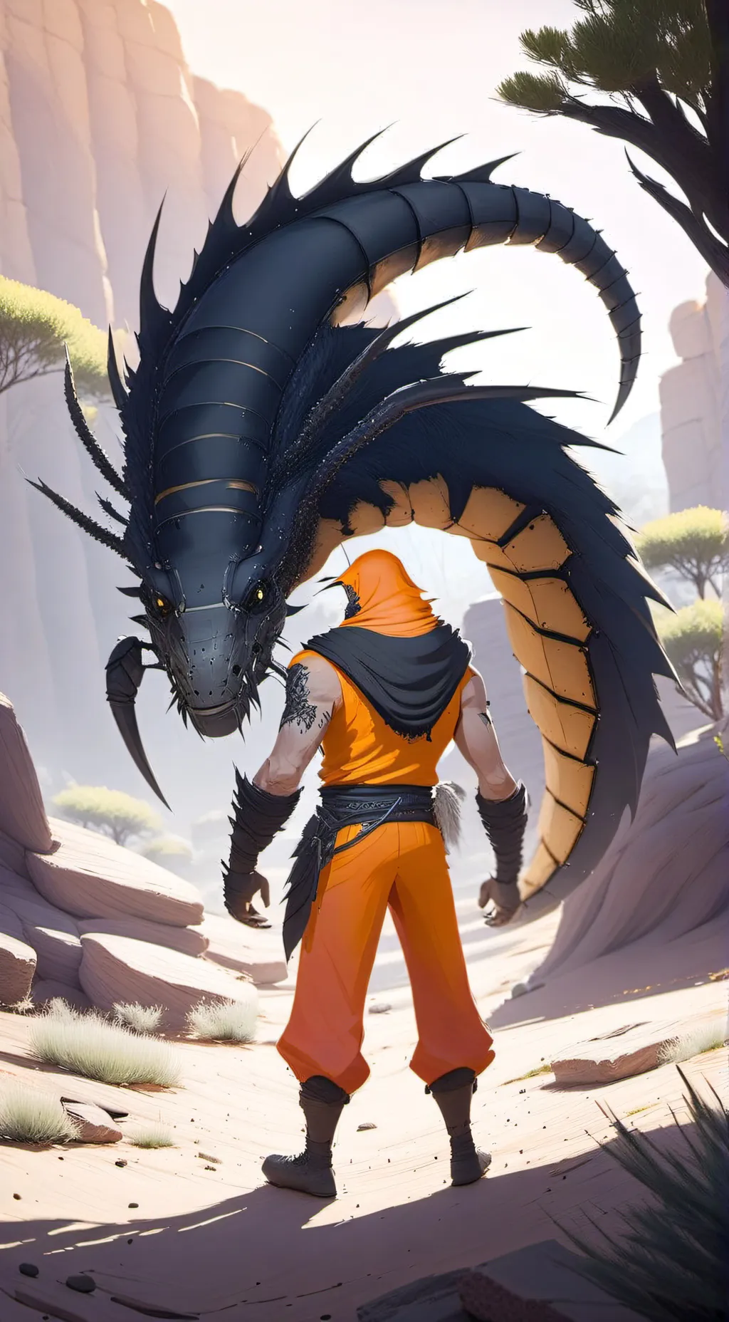 ai character: Nigel from back to background