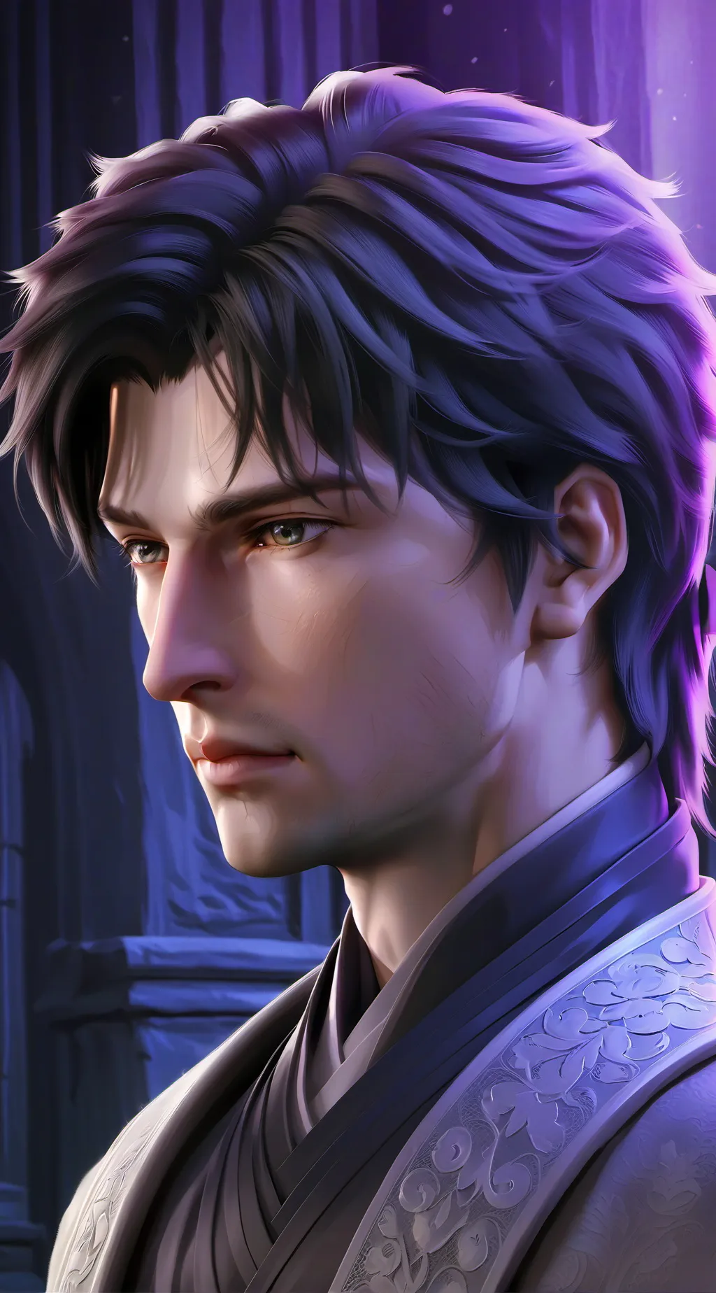 ai character: frailanimator  background