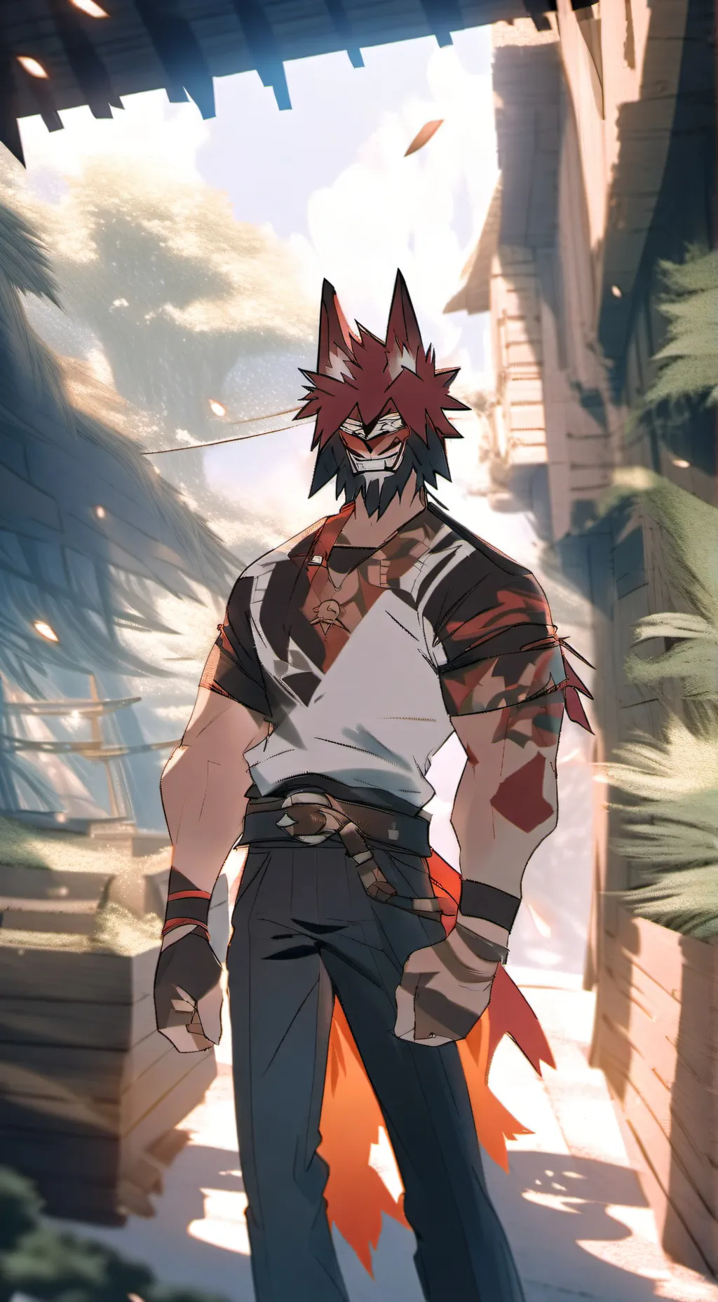 ai character: HH DEATH background